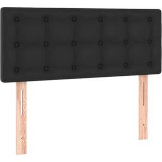 sengegavl 100x5x78/88 cm kunstlæder hvid