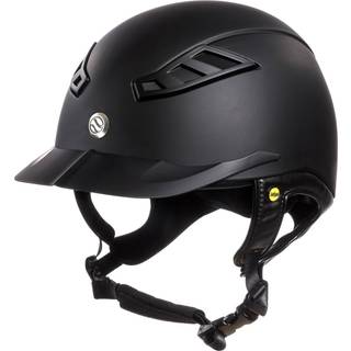 Ridehjelm VG1 EQ3 Lynx Smooth Top Mips Back on Track® Sort