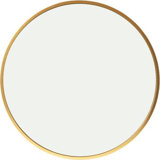 Moud Home Reflection Spejl m. Messingramme - Ø50 cm. - Klar