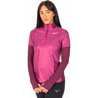 Mizuno Hybrid Long Sleeve Women - Violet, Size S - violet