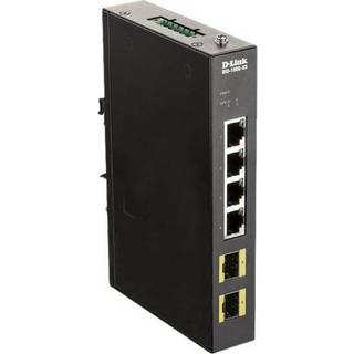 D-Link Industri switch 4x 1g, 2x 1g sfp