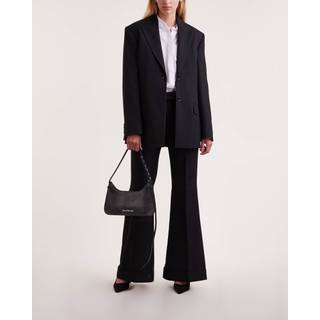 Acne Studios Wide-leg wool-blend pants - black - XL