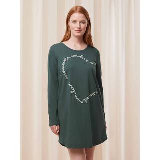 Triumph Long Sleeve Nightdress NDK 03 - Darkgreen - 40 * Kampagne *