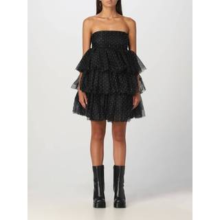 Rotate Embellished strapless tulle minidress - black - XL