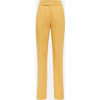 Jacquemus Le Pantalon Tibau linen-blend pants - yellow - XL+