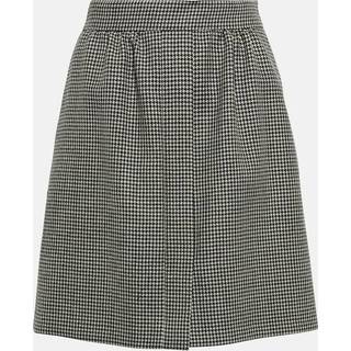 Max Mara Toano houndstooth wool miniskirt - multicoloured - M-L