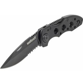 Bøjet kniv, der kan fastgøres til bælte Wolfcraft