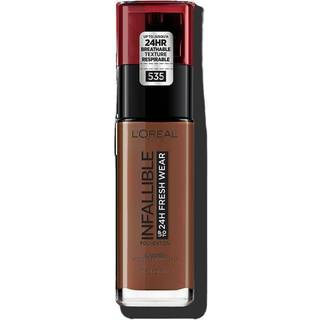 L'Oreal Paris Makeup Ufejlbarlig Op til 24 Hour Fresh Wear Lightweight Foundation Espresso 1 Fl Oz.