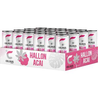 Celsius, Hindbær/Acai med kulsyre, 24-pak