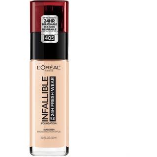 L'Oreal Paris Makeup Infallible op til 24 timers frisk slid letv?gtsfundament porcel?n 1 fl oz.
