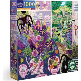 eeBoo Puzzle 1000 pcs - Lavender Kitchen