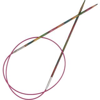 KnitPro Symfonie FASTE Rundpinde 60 cm (2.00-12.00mm) 2.50mm Indhold:1 fast rundpind Materiale:Højpoleret, multifarvet birketræ Typer: Faste rundpinde Størrelser:2.00-12.00 mm.