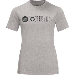 Jack Wolfskin Women's Nature Relief Tee Ash Grey, XS