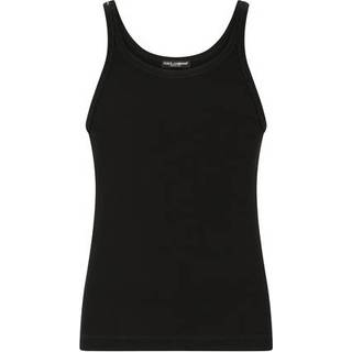 Dolce & Gabbana Black Tank Sleeveless Underwear Herre T-shirt