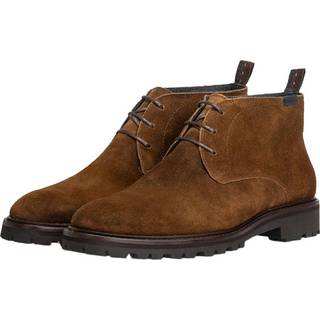 Floris van Bommel Herren Desert Boots cognac Velours