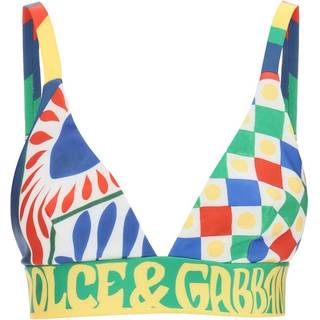 Dolce&Gabbana Printed technical jersey bralette - multicoloured - XXXS