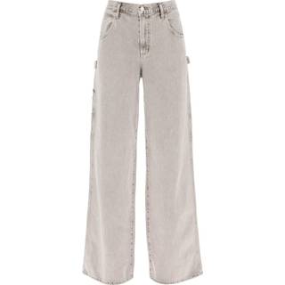 Agolde Magda Carpenter wide-leg jeans - beige - S-M