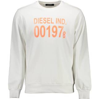 Diesel White Cotton Men's Sweater