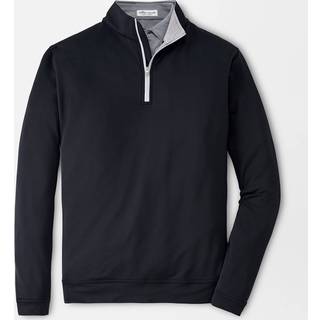 Peter Millar Peter Millar Black Perth Performance Quarter Zip Shirt