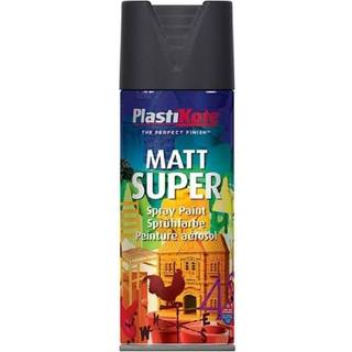 Plasti-kote pk super ral9005 mat sort 400ml