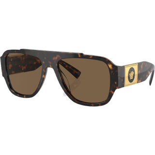 Versace Mand VE4436U 108/73 Solbriller Acetat Skildpadde Brun Pillow Normal