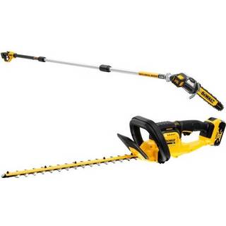 Dewalt sav + hækkeklipper DCMPSH56KIT, 18V, 5,0 Ah m/akku og lader