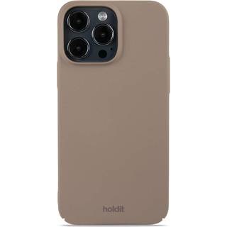 Holdit iPhone 14 Pro Max Slim Plastic Case - Mocha Brown