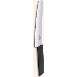Swiss Modern brødkniv 26 cm, sort