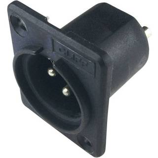 Cliff CP3000 XLR-stik Flangestik, kontakter lige