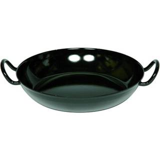 Riess Classic Schwarzemaille Schlemmerpfanne 20 cm - Emaille - Schwarz
