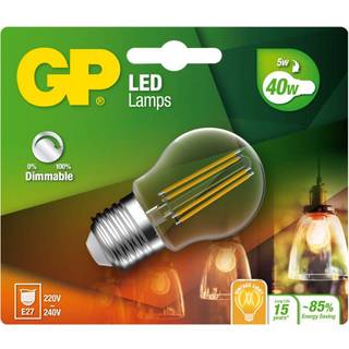 GP - LED-lampe Filament Mini Globe, E27, DIM, 5W (40W), 470lm