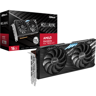 ASRock Radeon RX 7800 XT Challenger OC - 16GB GDDR6 RAM - Grafikkort