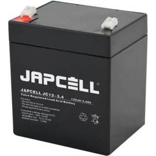 Japcell blybatteri JC12-3.4 AGM, 12V/3,4Ah