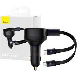 Baseus - Car Charger Enjoyment with cable USB C 33W Black