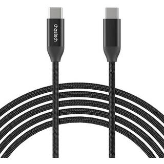 Choetech - USB-C-til-USB-C-Kabel - Sort 240W 1,2m