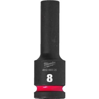 Milwaukee Krafthylse shockwave slagstyrke, 1/2", 8 mm