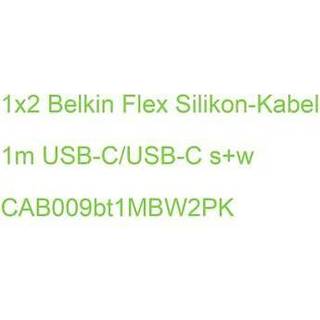 Belkin Boost Charge USB-C til USB-C-kabel - 2-pak - Sort/hvid 1 meter