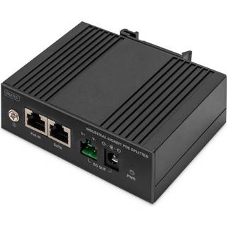 DIGITUS - PoE splitter - Gigabit Ethernet industrial - 60 Watt Strømforsyning - 60 Watt - ATX - 80 Plus