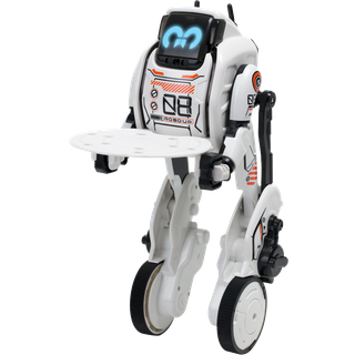 Silverlit Robo Up - fjernstyret, programmerbar, interaktiv robot, der kan løfte genstande - med 4 spil - 28 cm