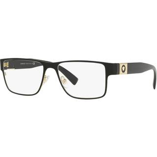Versace Mand VE1274 1436 Optiske stel Metal Sort Transparent Firkantet Normal