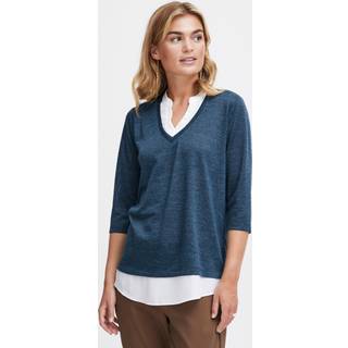 Fransa Rexan Pullover 2 Meleret Navy Blå-L