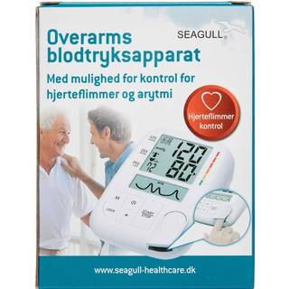 Seagull Overarmsblodtryksapparat med hjerteflimmer kontrol 1 stk + FRI FRAGT