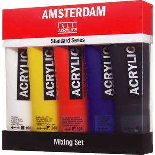 Acrylfarbe Set 5x120ml - Mehrfarbig