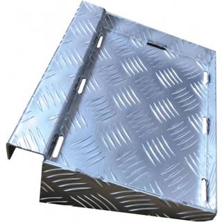 Holder til batterikasse på trailer, aluminium, 350 x 220 mm