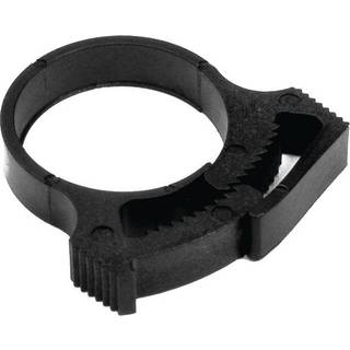 Slangeklemme, varme- &amp; UV-stabiliseret nylon (6.6), med låsende tænder, 9 mm, Ø32.3 - 35.3 mm