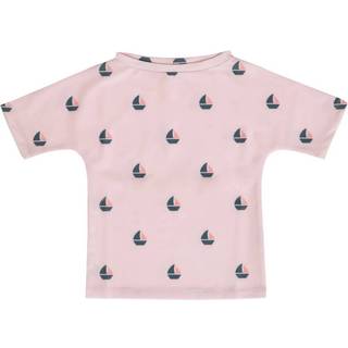 Petit Crabe Luna UV trøje med korte ærmer - rose boat