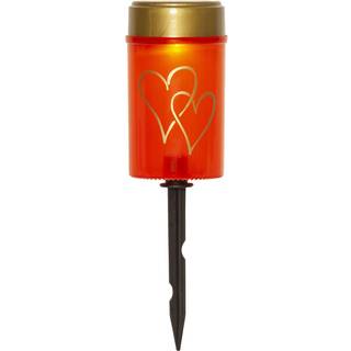Star Trading - Solar Cell Lighting - Solar Cell Light Sarty - Red - 12 cm