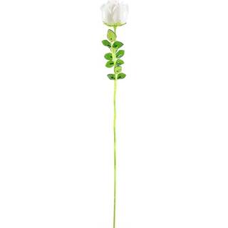 Europalms Crystal rose, white, artificial flower, 81cm 12x TILBUD krystal hvid