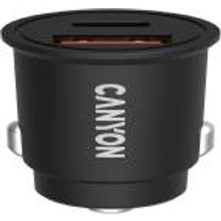 Canyon car power adapter - 24 pin USB-C USB - 30 Watt