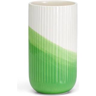 Vitra Herringbone Ribbed Vase Grøn